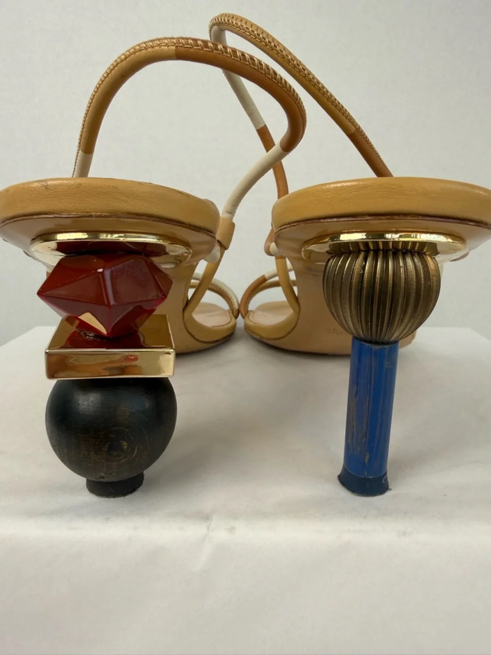 Jacquemus Les Sandales Olbia Leather Slingback Sandals Size 40 - Picture 3 of 16